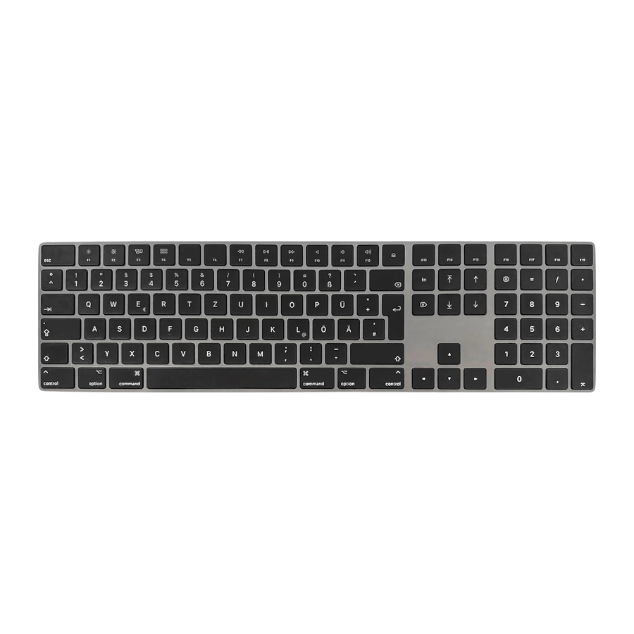 Apple Magic Keyboard mit Ziffernblock A1843 [deutsches Tastaturlayout, QWERTZ]